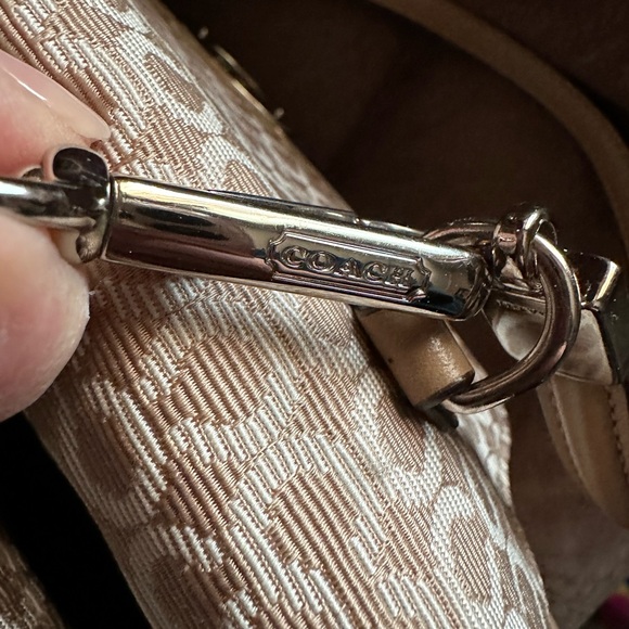 Coach Madison Op Art Needlepont Satchel - Picture 8 of 10